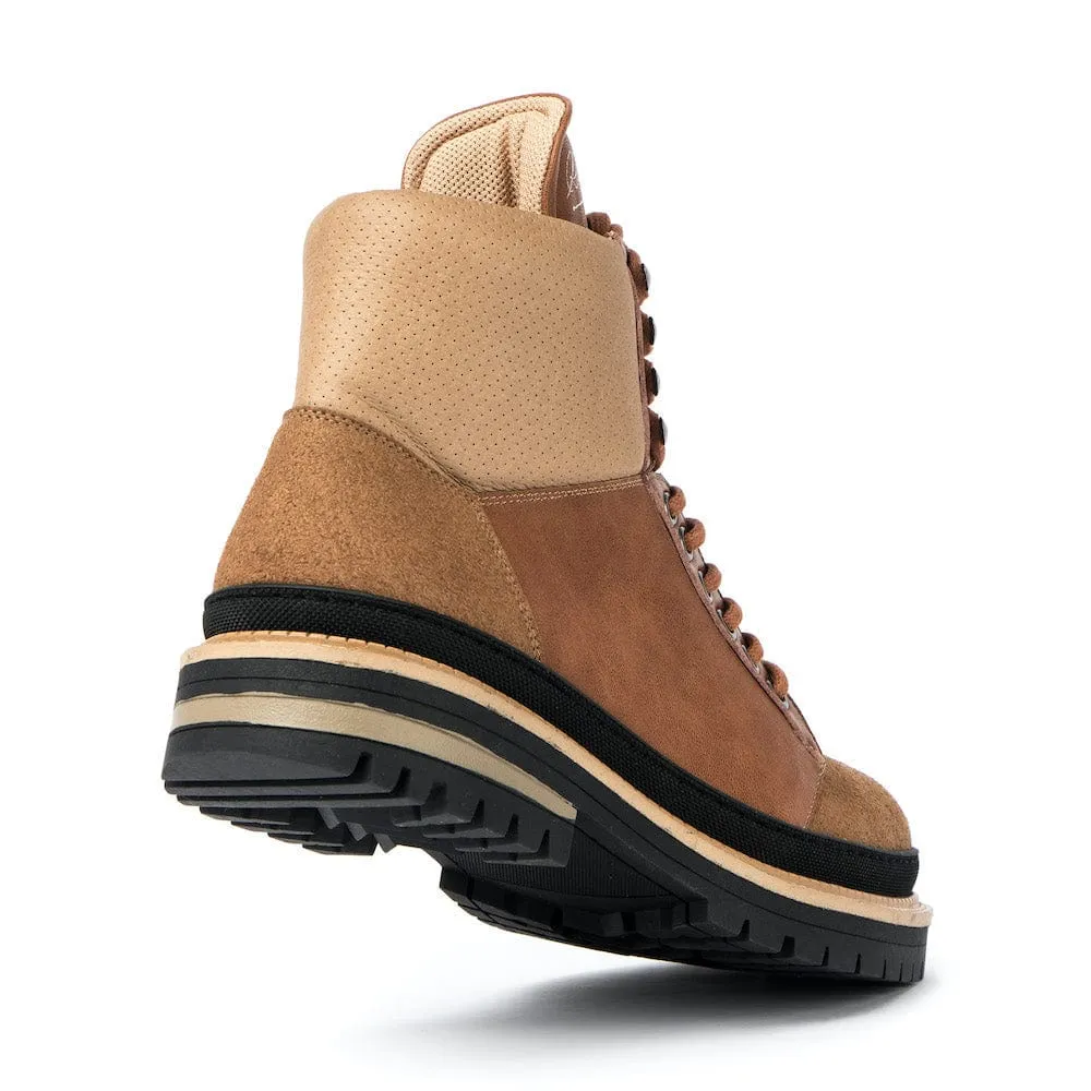 RC Herren Vegane Lederstiefel | Kamel