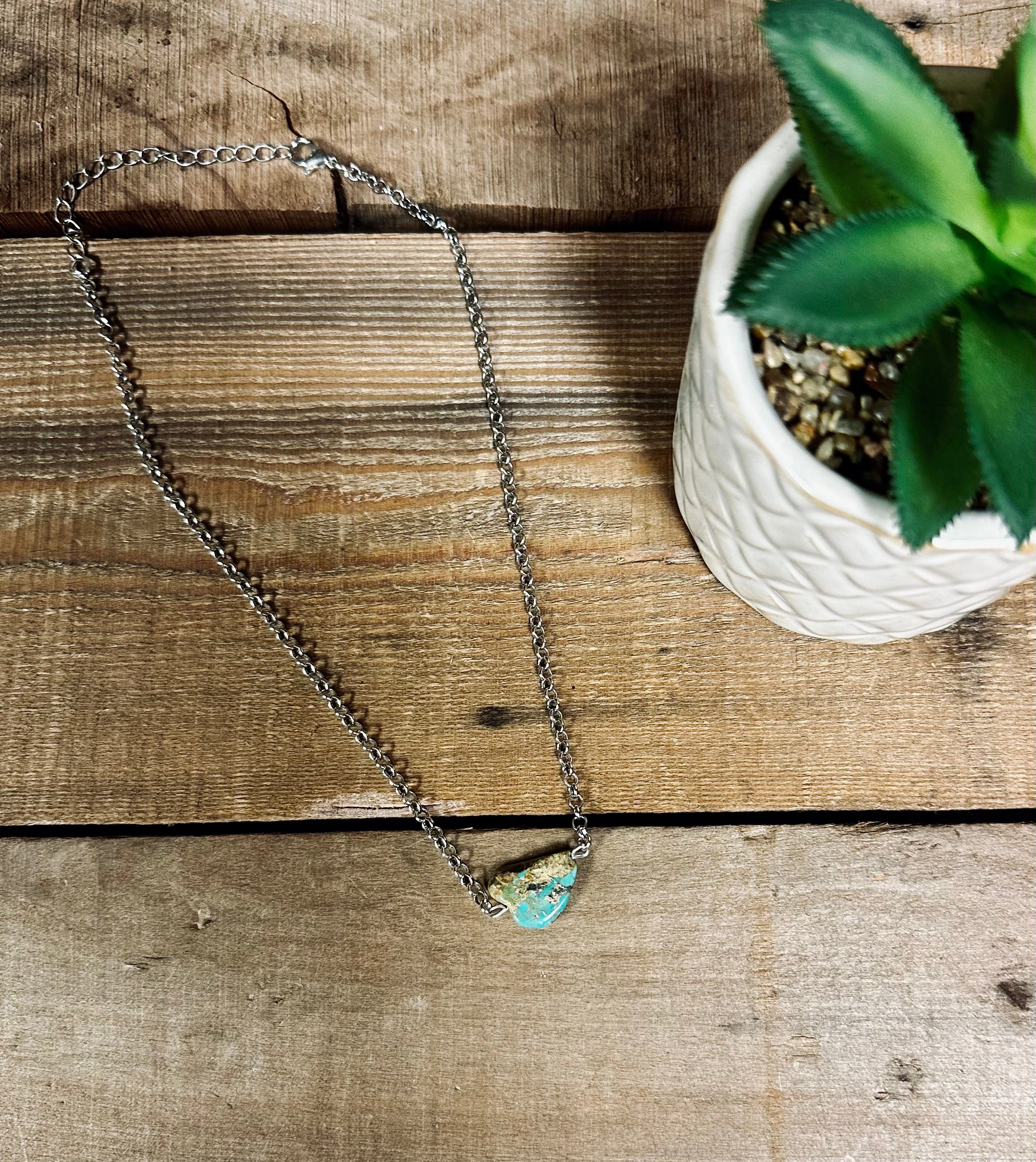Real Slab Turquoise Choker texture-rose-gold  