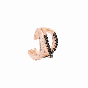 Rebecca Women's Mono Earring From The Golden Ear Collection 