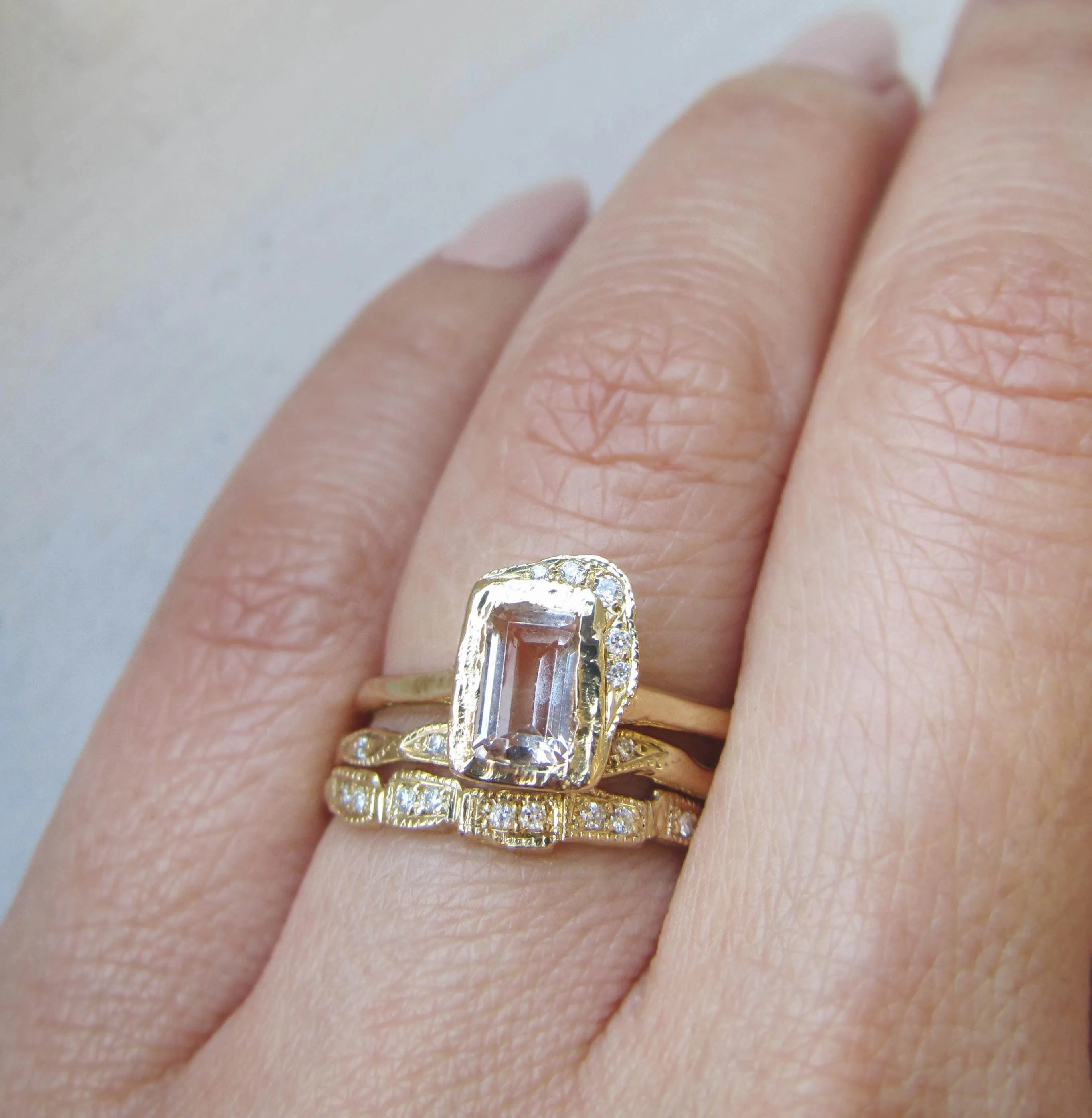 Reflection NS Morganite Ring