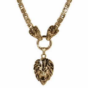 Regal Roar Men's Necklace 