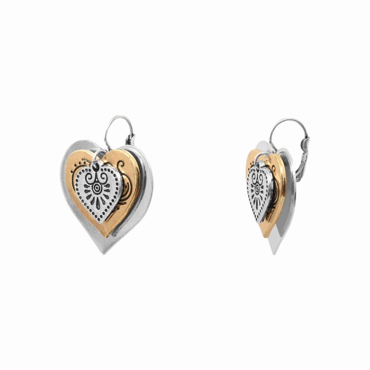 Reminiscence Women's Gold & Silver Earrings fashion-jewelry  