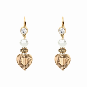 Reminiscence Women's Gold & Silver Earrings 