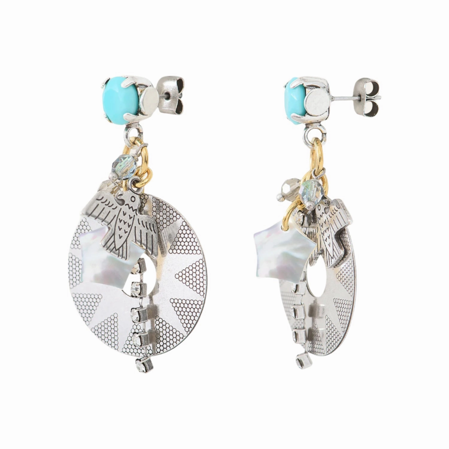 Reminiscence Women's Silver Earrings fashion-jewelry  