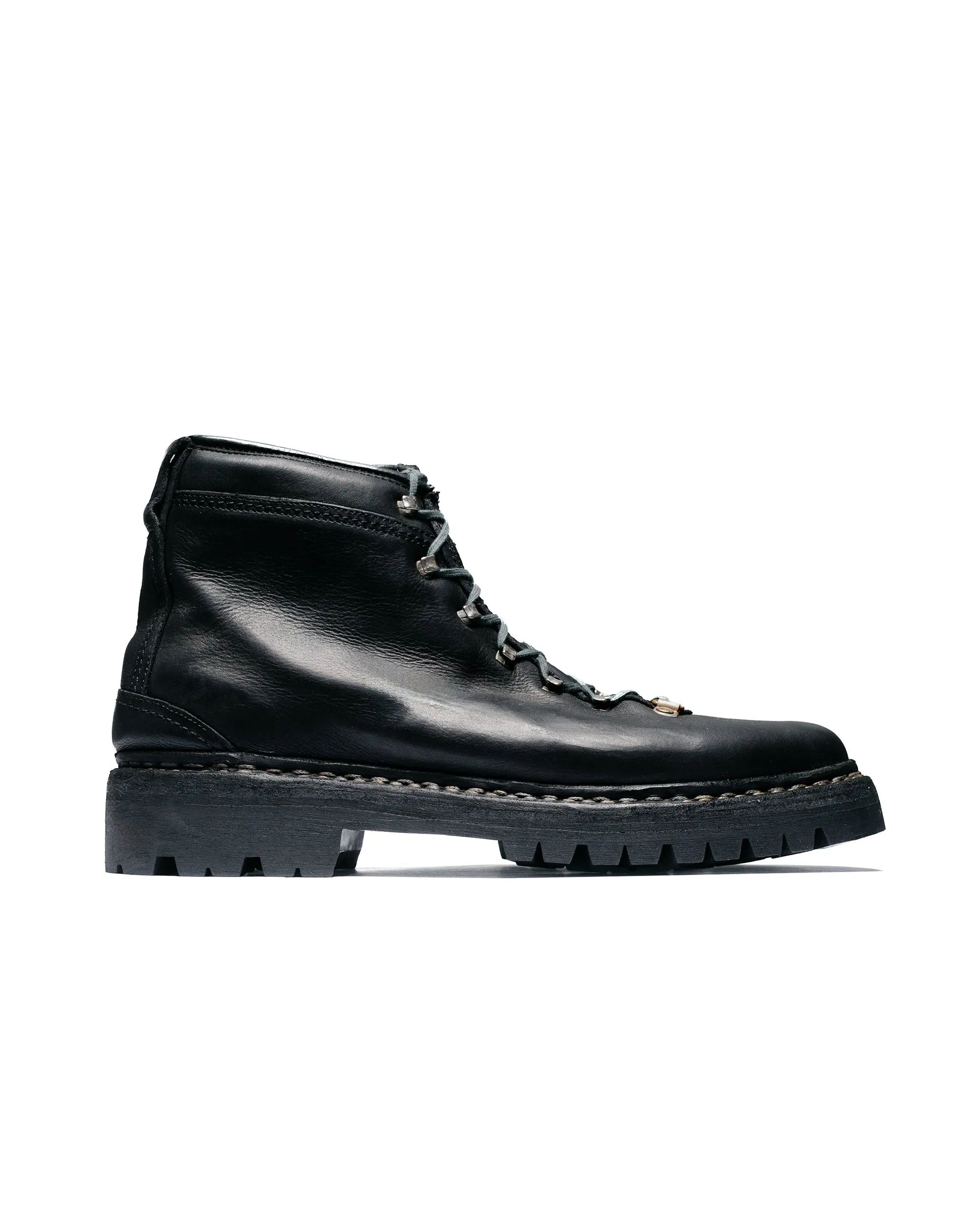 Reproduktion der gefundenen italienischen Militärstiefel für die Alpen 390NAD Schwarz
