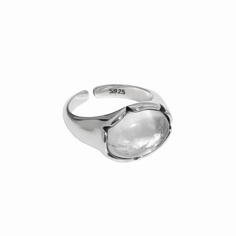 Retro Vintage  Micro Set Crystal Ring