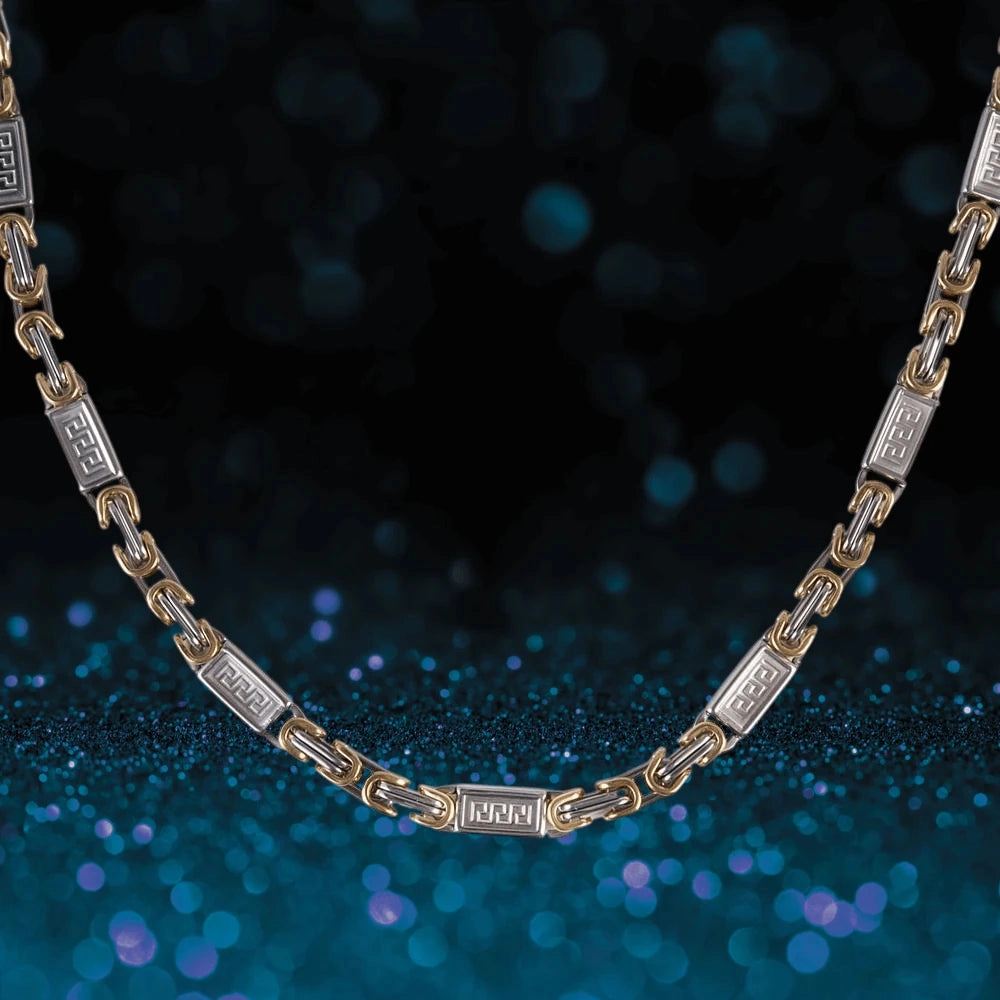 Rhodes Two-Tone Necklace