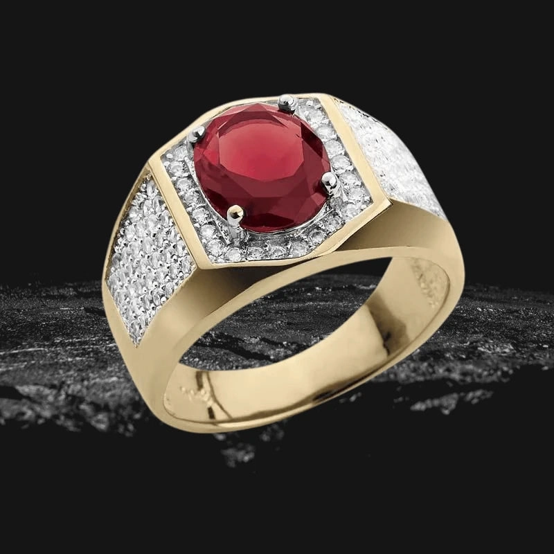 Rialto Red Men's Ring