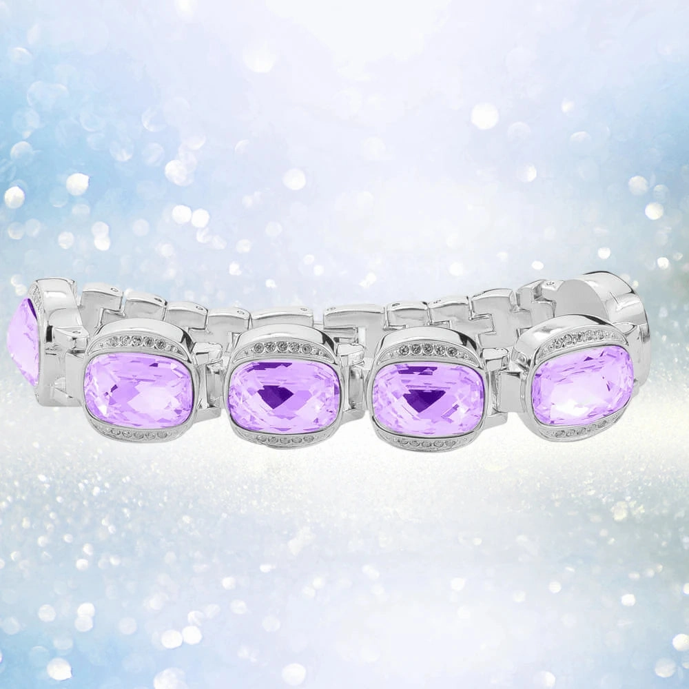 Riviera Purple Crystal Bracelet