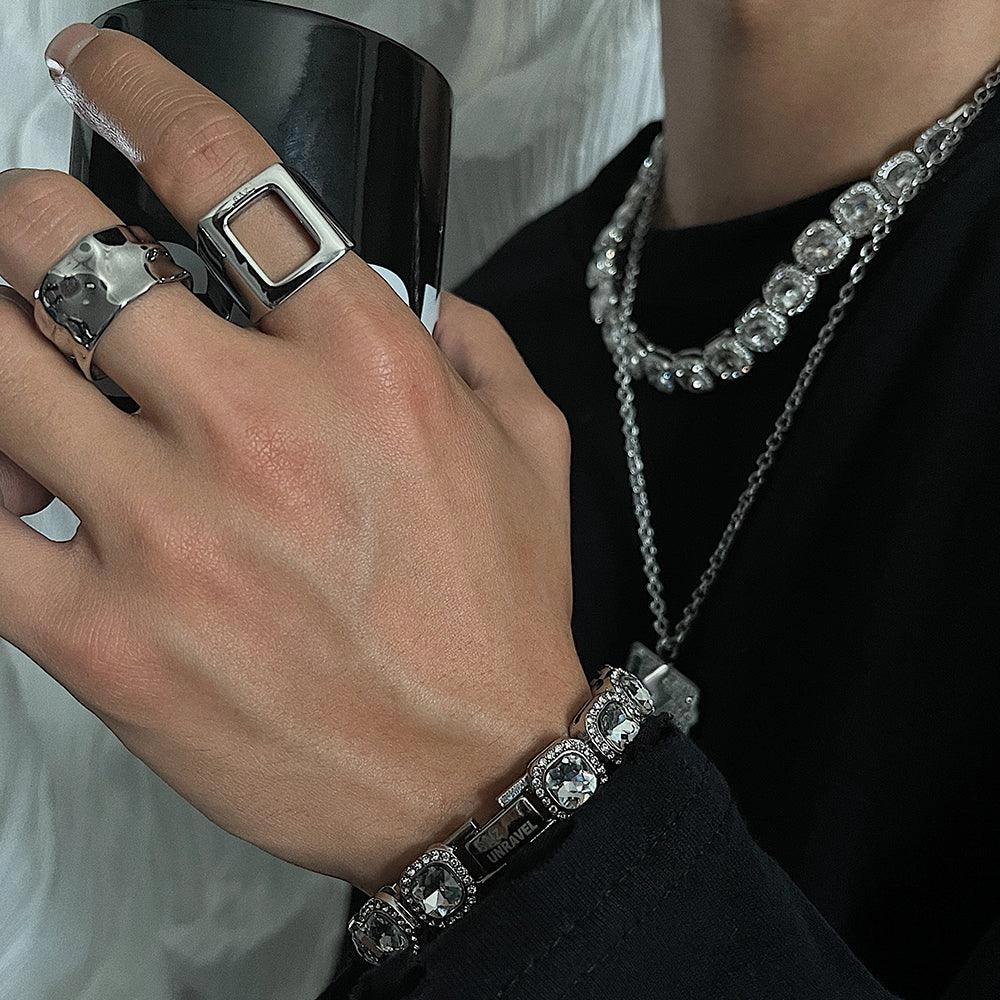 Rock Sugar Diamond Bracelet Male