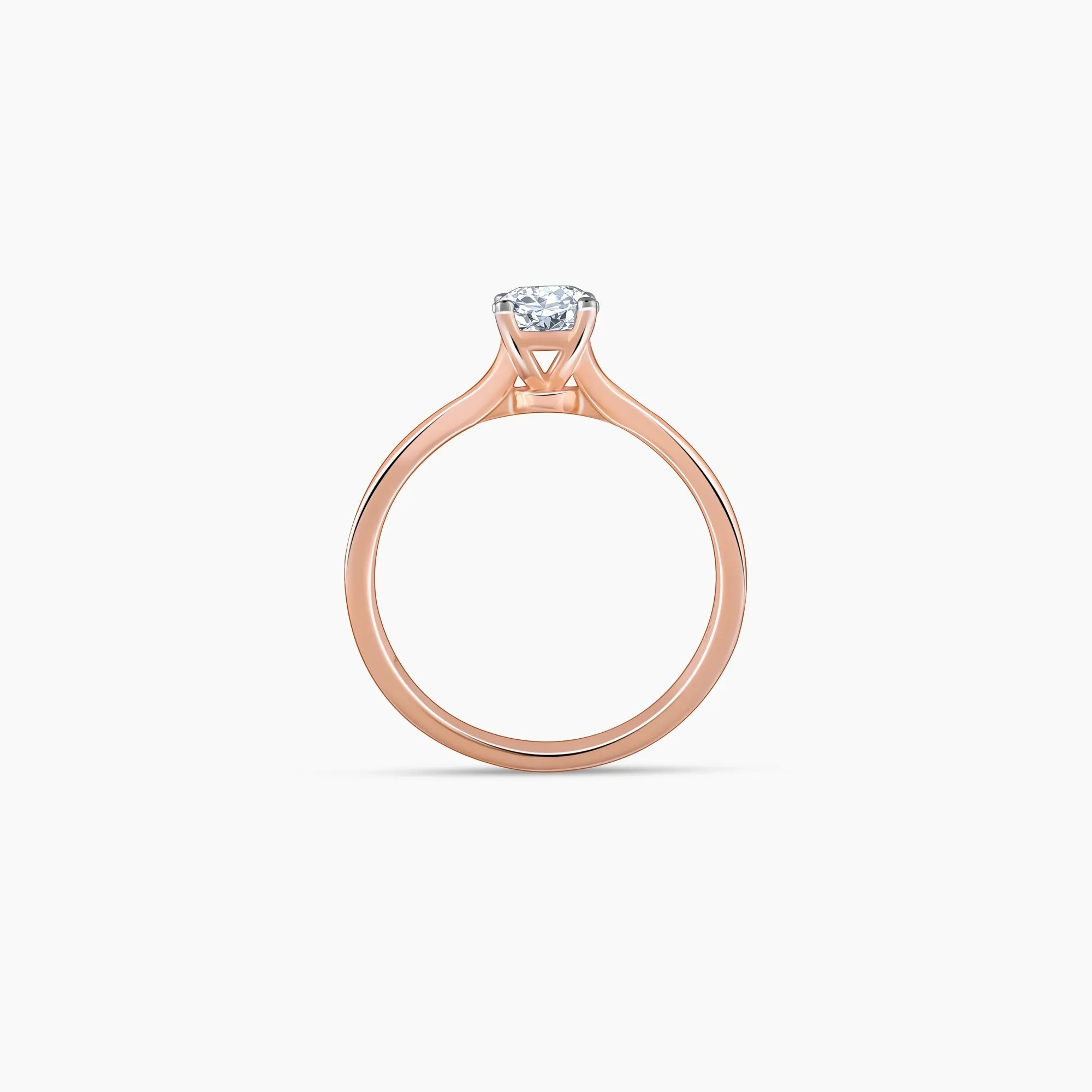 Rose Gold Joy Solitaire Diamond Ring
