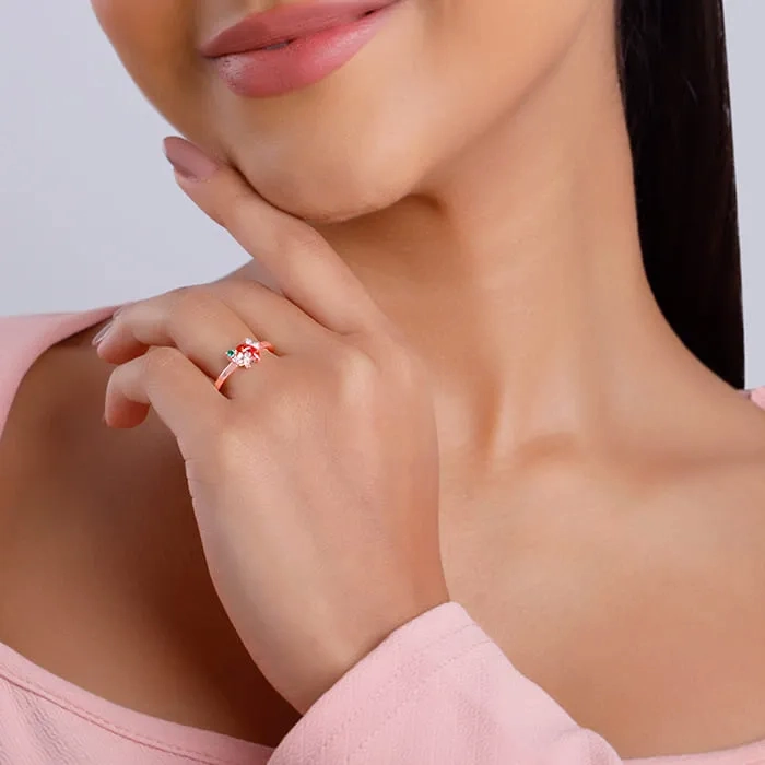 Rose Gold Mizu Ring