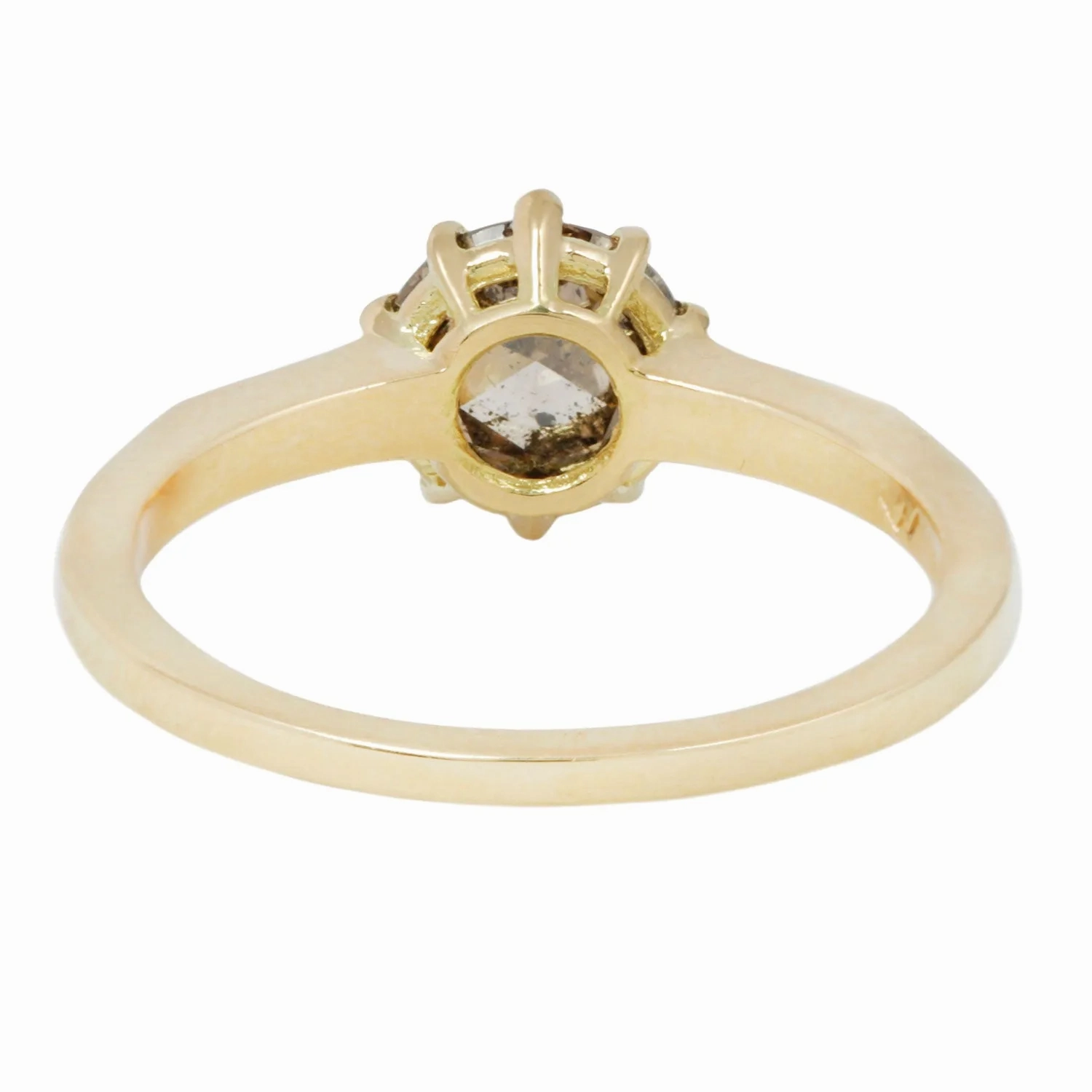 Roses &amp; Cognac Solitaire Ring