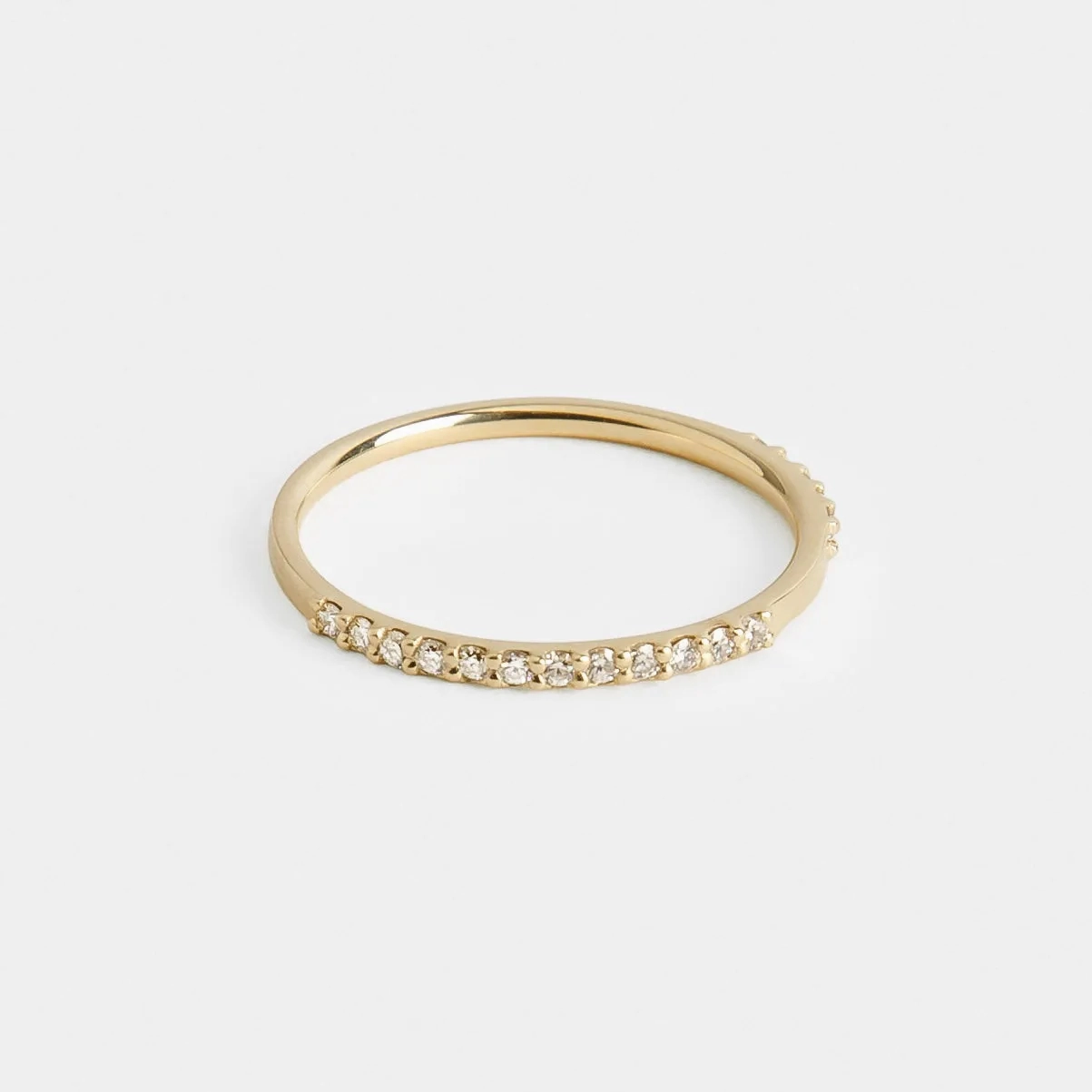 Row Ring in Gold