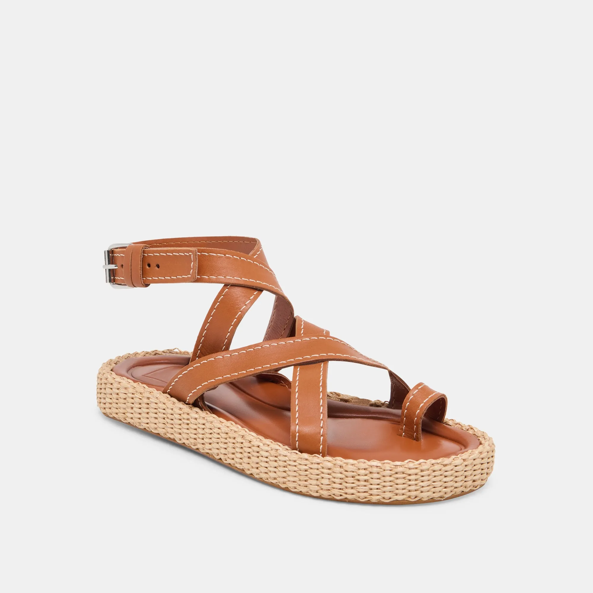 ROXIE SANDALETTEN BRAUNES LEDER
