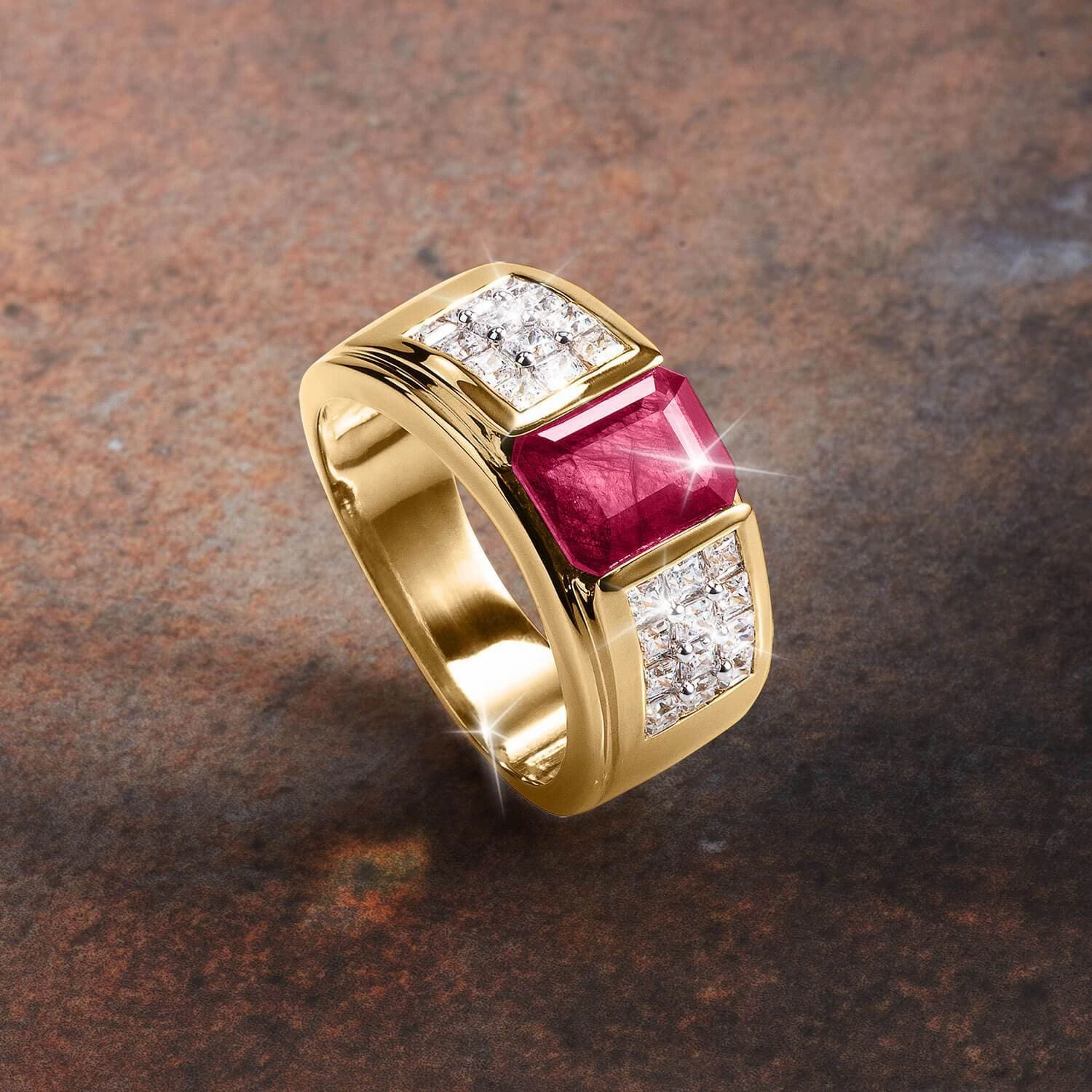 Ruby Inferno Men's Ring