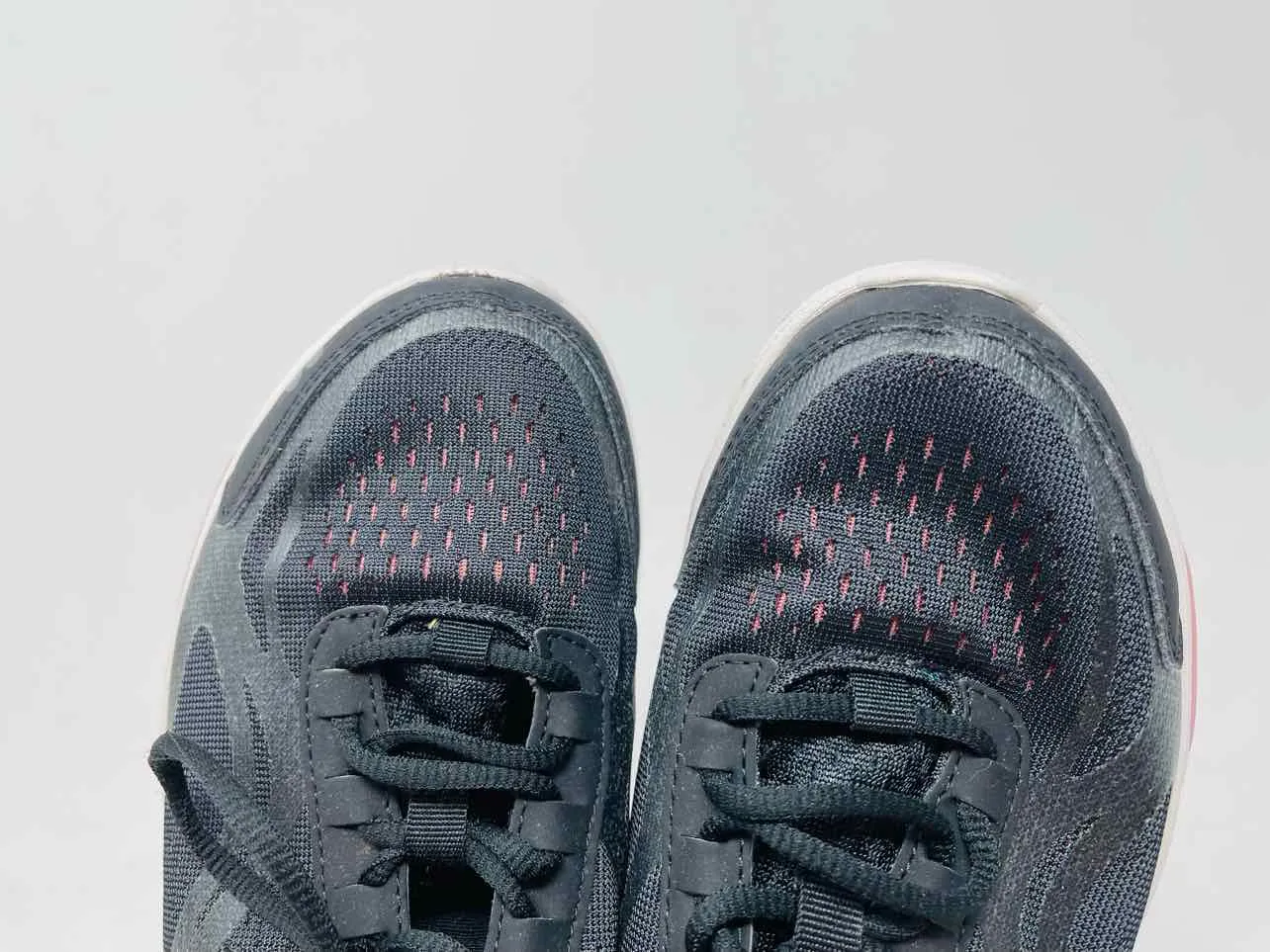 Ryka Größe 8 Bk/Pk/Wh Schnürsenkel Mesh-Schuhe Sneaker