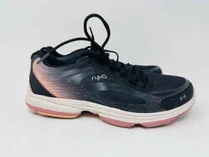 Ryka Größe 8 Bk/Pk/Wh Schnürsenkel Mesh-Schuhe Sneaker