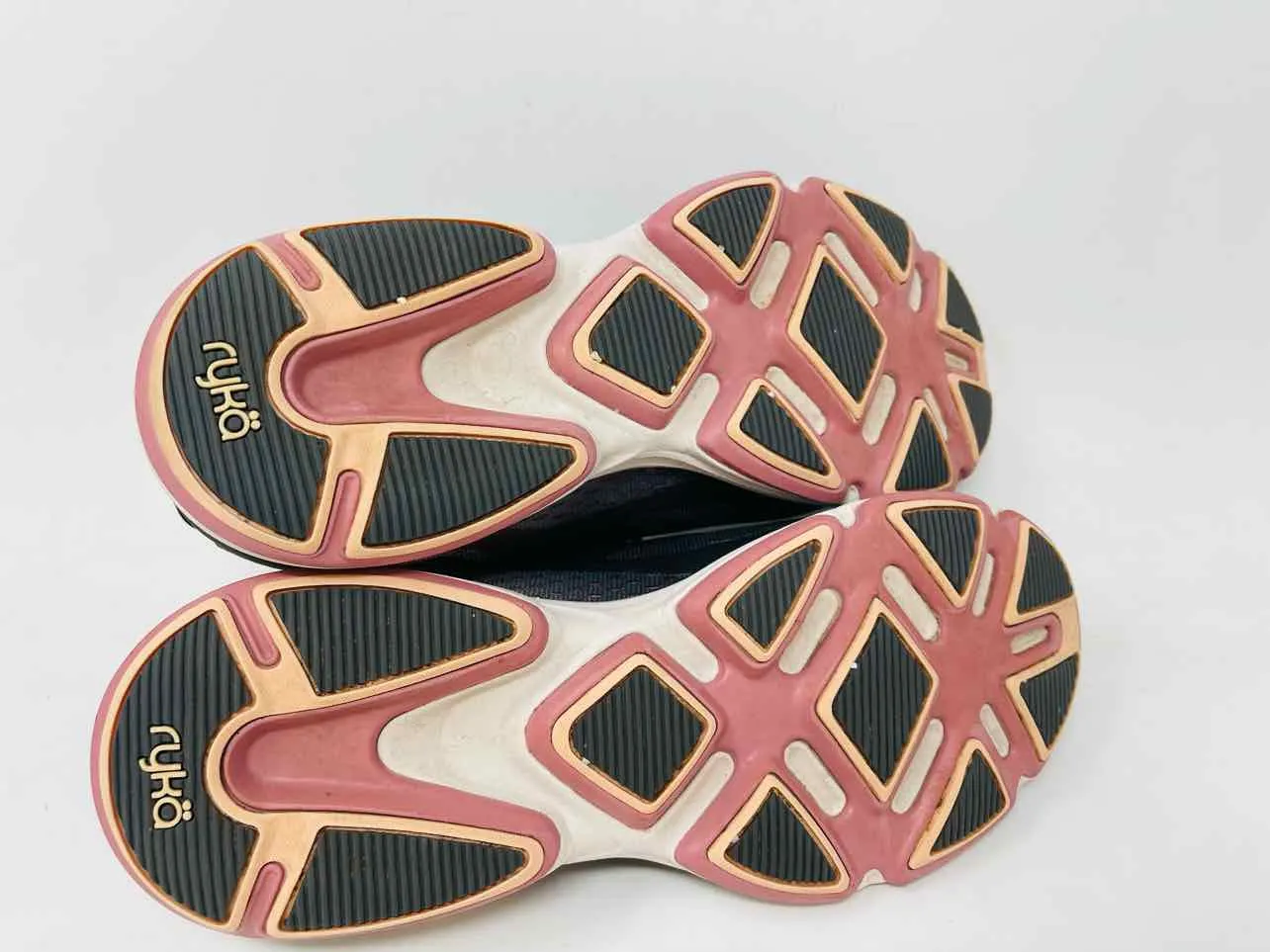 Ryka Größe 8 Bk/Pk/Wh Schnürsenkel Mesh-Schuhe Sneaker