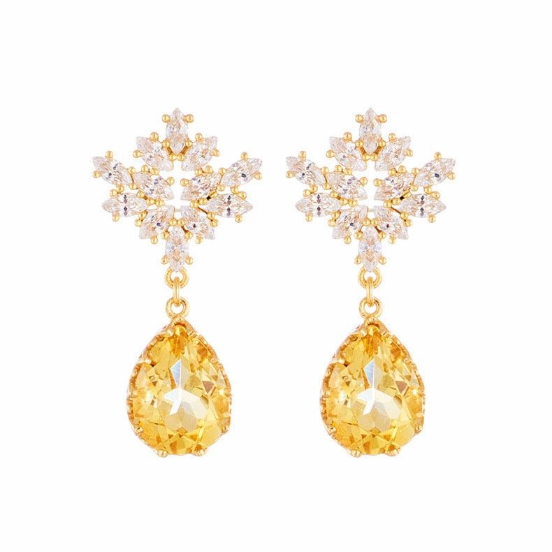 S925 14K Gold Plated New Female Earrings