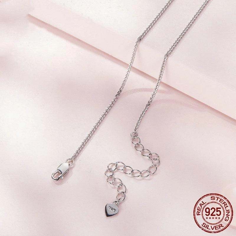 S925 Mother And Daughter Heart  Affection Light Luxury Necklace