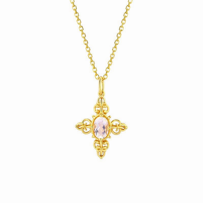 S925 Silver Gilded Pendant Retro European Style  Wind