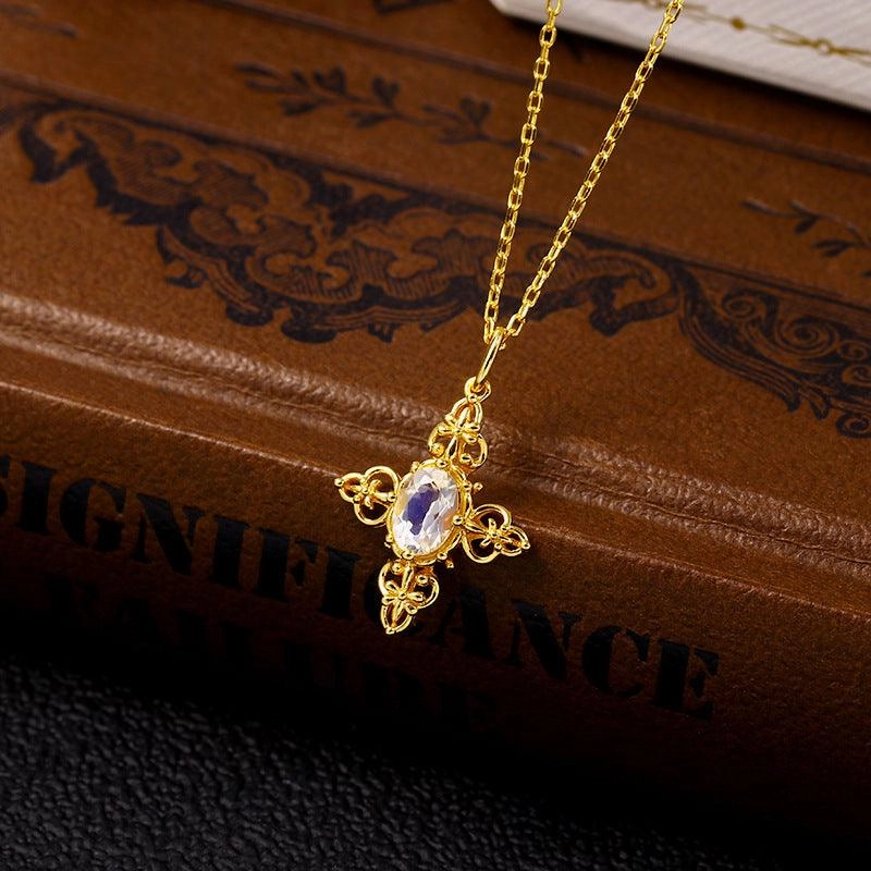 S925 Silver Gilded Pendant Retro European Style  Wind