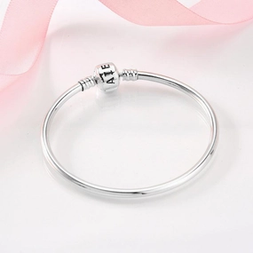 S925 Sterling Silver 4.5mm Bead Simple Basic Bracelet 