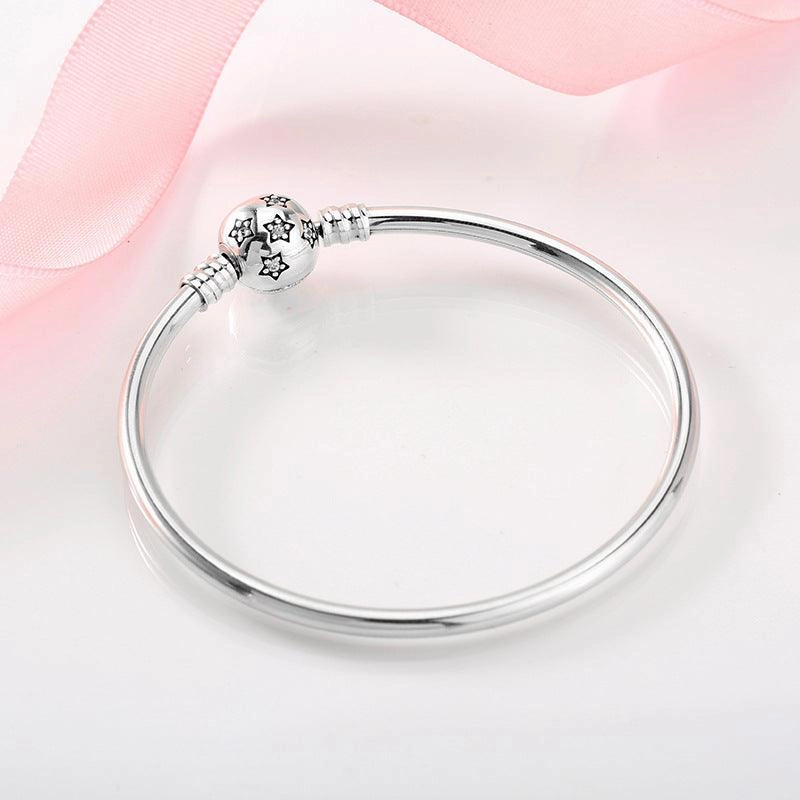 S925 Sterling Silver 4.5mm Bead Simple Basic Bracelet