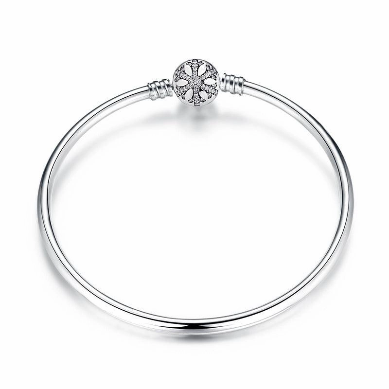 S925 Sterling Silver 4.5mm Bead Simple Basic Bracelet