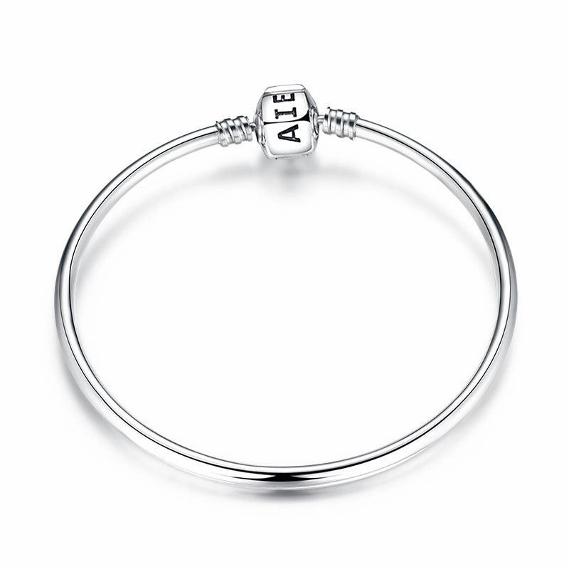 S925 Sterling Silver 4.5mm Bead Simple Basic Bracelet