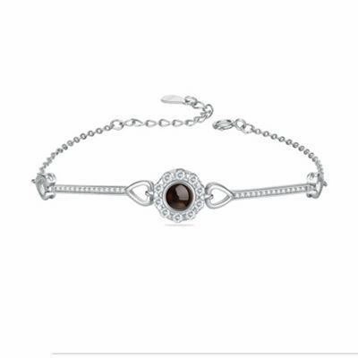 S925 Sterling Silver Angel's Eye Bracelet