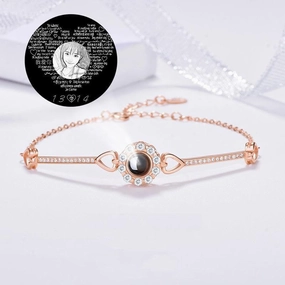 S925 Sterling Silver Angel's Eye Bracelet 