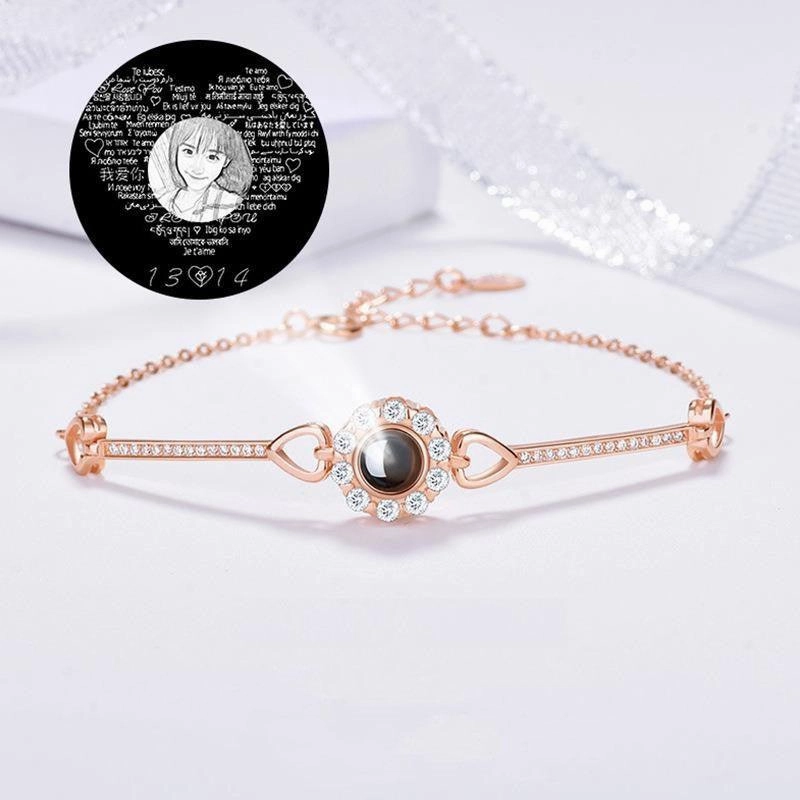 S925 Sterling Silver Angel's Eye Bracelet 