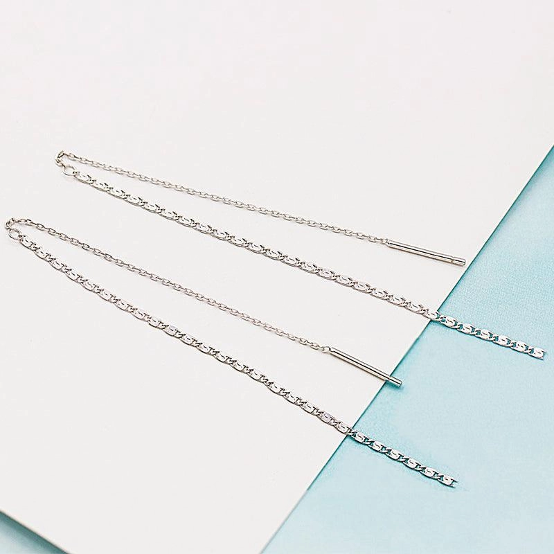 S925 Sterling Silver Ear Thread Female