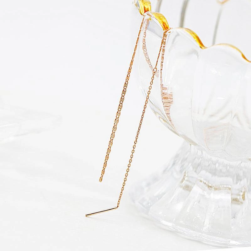 S925 Sterling Silver Ear Thread Female