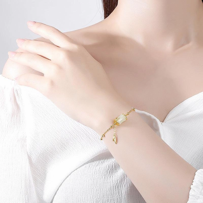 S925 Sterling Silver Natural And Tianyuzhu Bracelet Female Necklace
