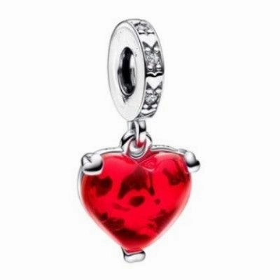 S925 Sterling Silver Pan Family Love Lock Strawberry String