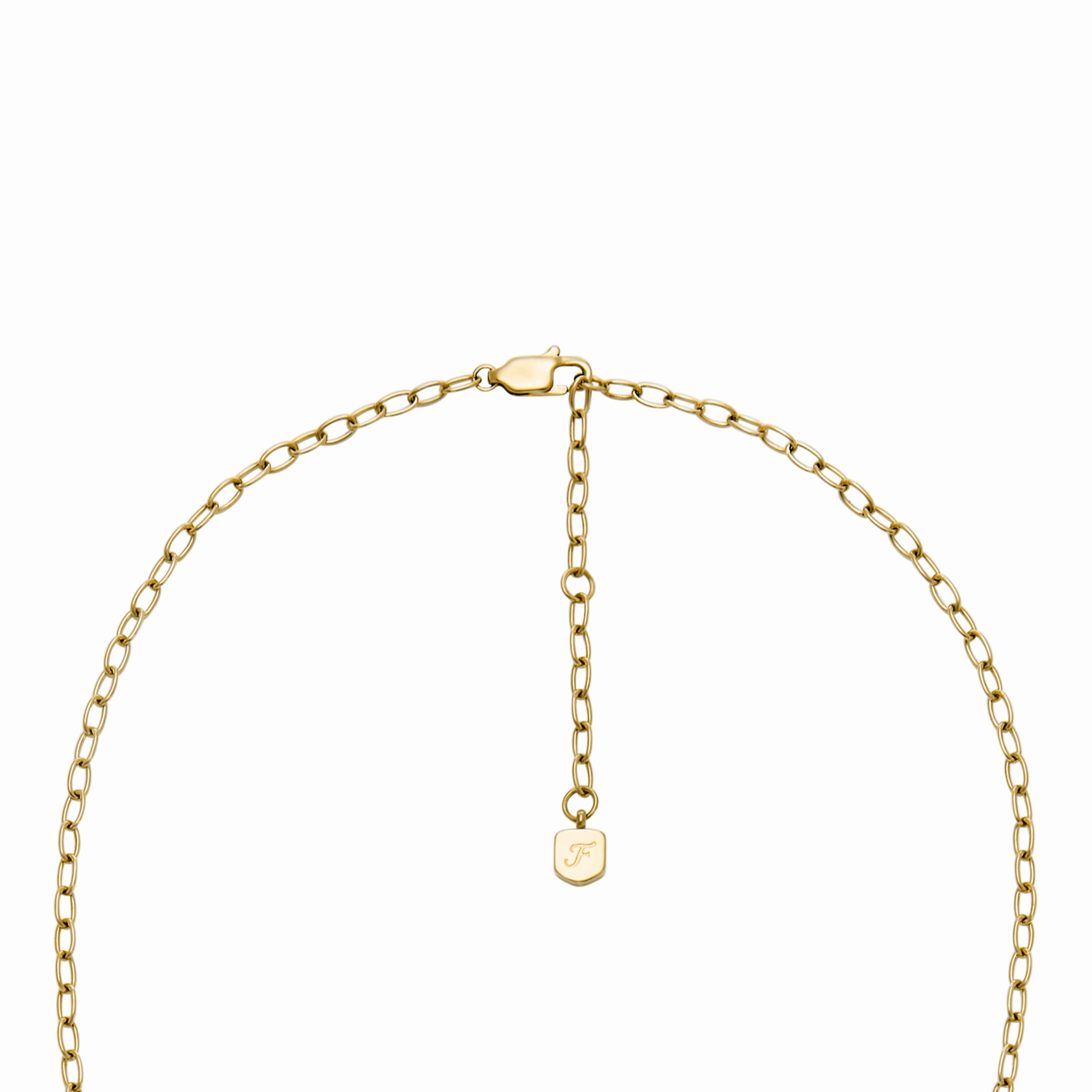 Sadie All My Love Gold-Tone Stainless Steel Heart Pendant Necklace