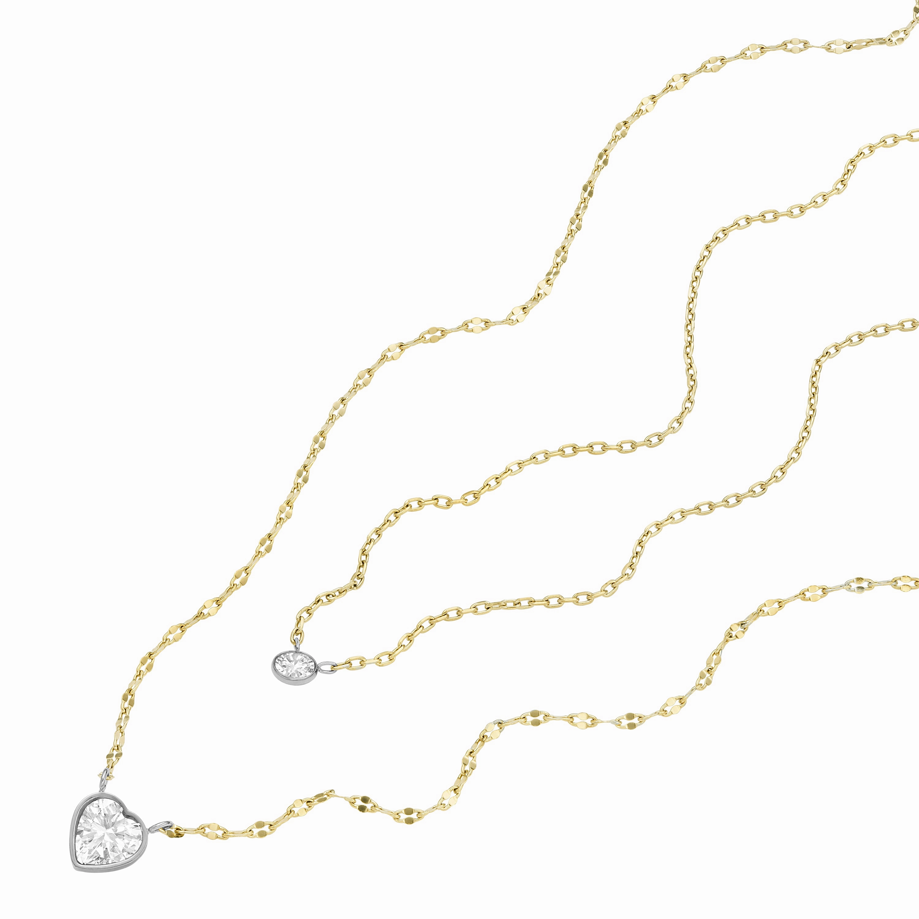 Sadie Tokens Of Affection Two-Tone Stainless Steel Chain Necklace