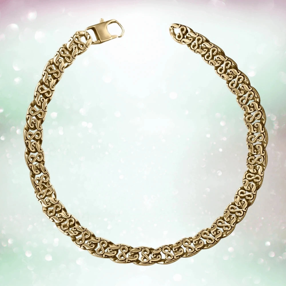 Samson Gold Steel Necklace