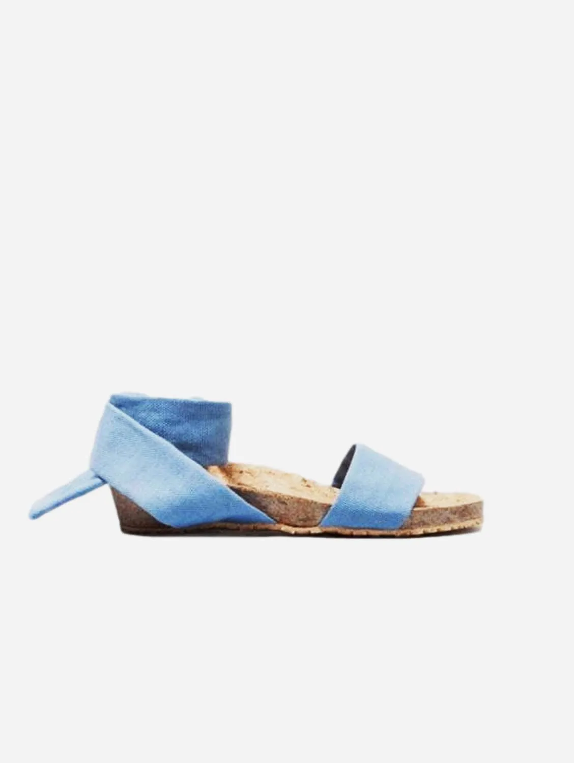 Sand Vegan Knöchelband Sandalen | Blau