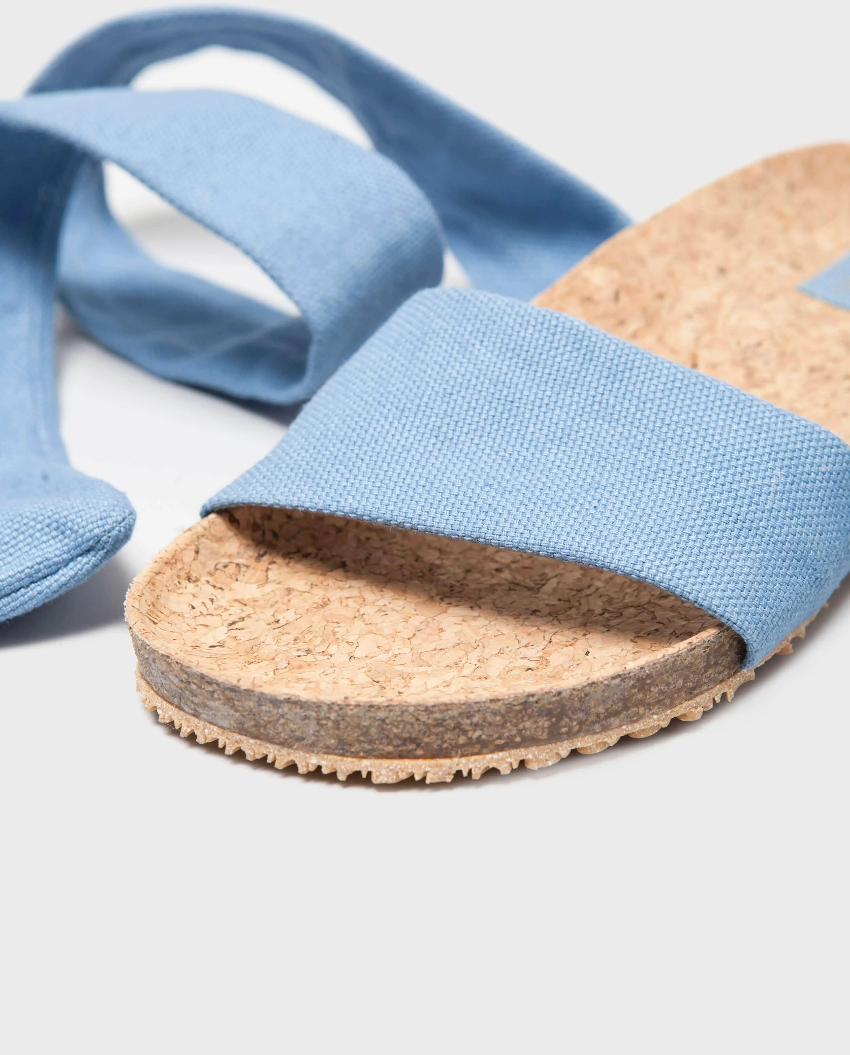 Sand Vegan Knöchelband Sandalen | Blau