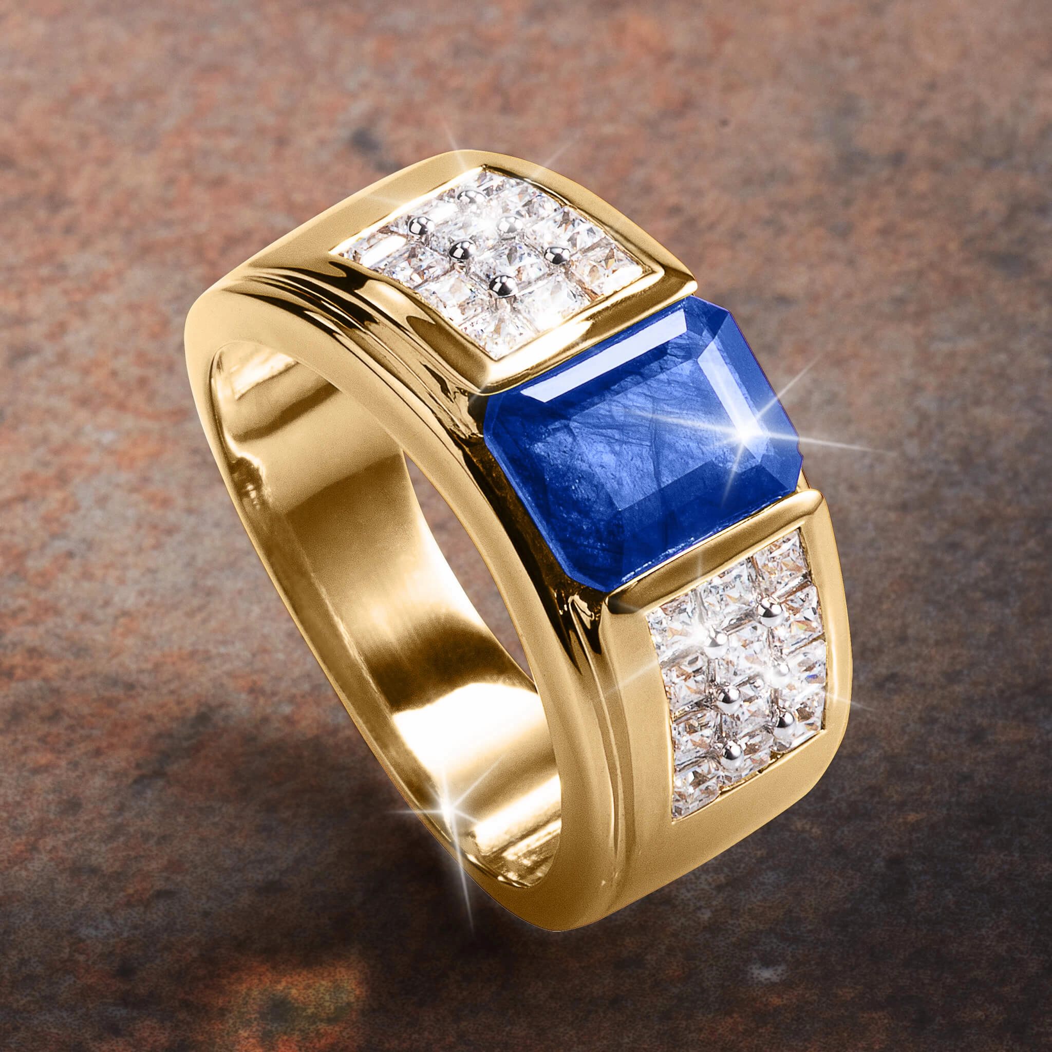 Sapphire Skies Men's Ring