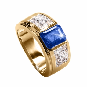Sapphire Skies Men's Ring 