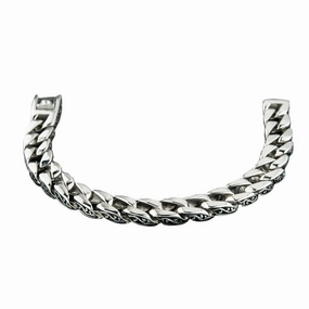 Scroll Steel Necklace 