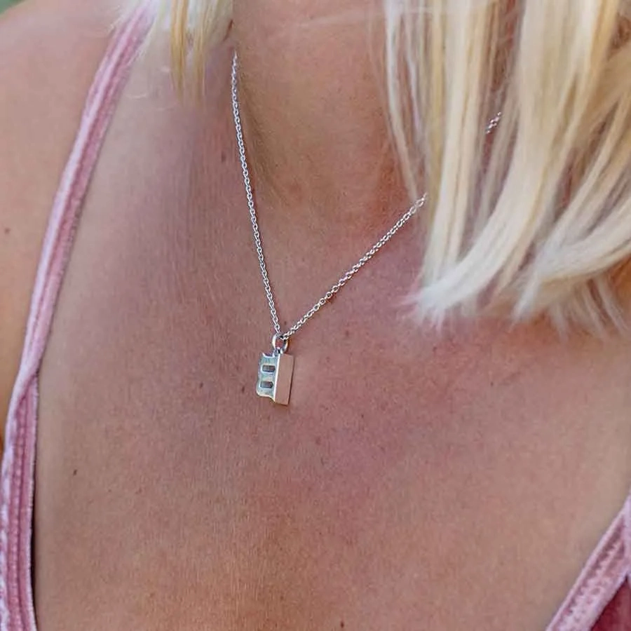 Seed g Silver Necklace