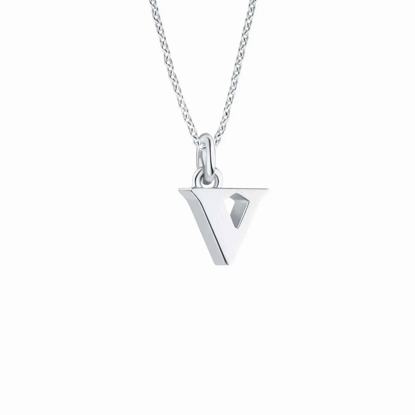 Seed v Silver Necklace