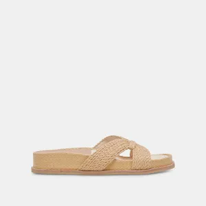 SELDA SANDALS LT NATURRAFFIA