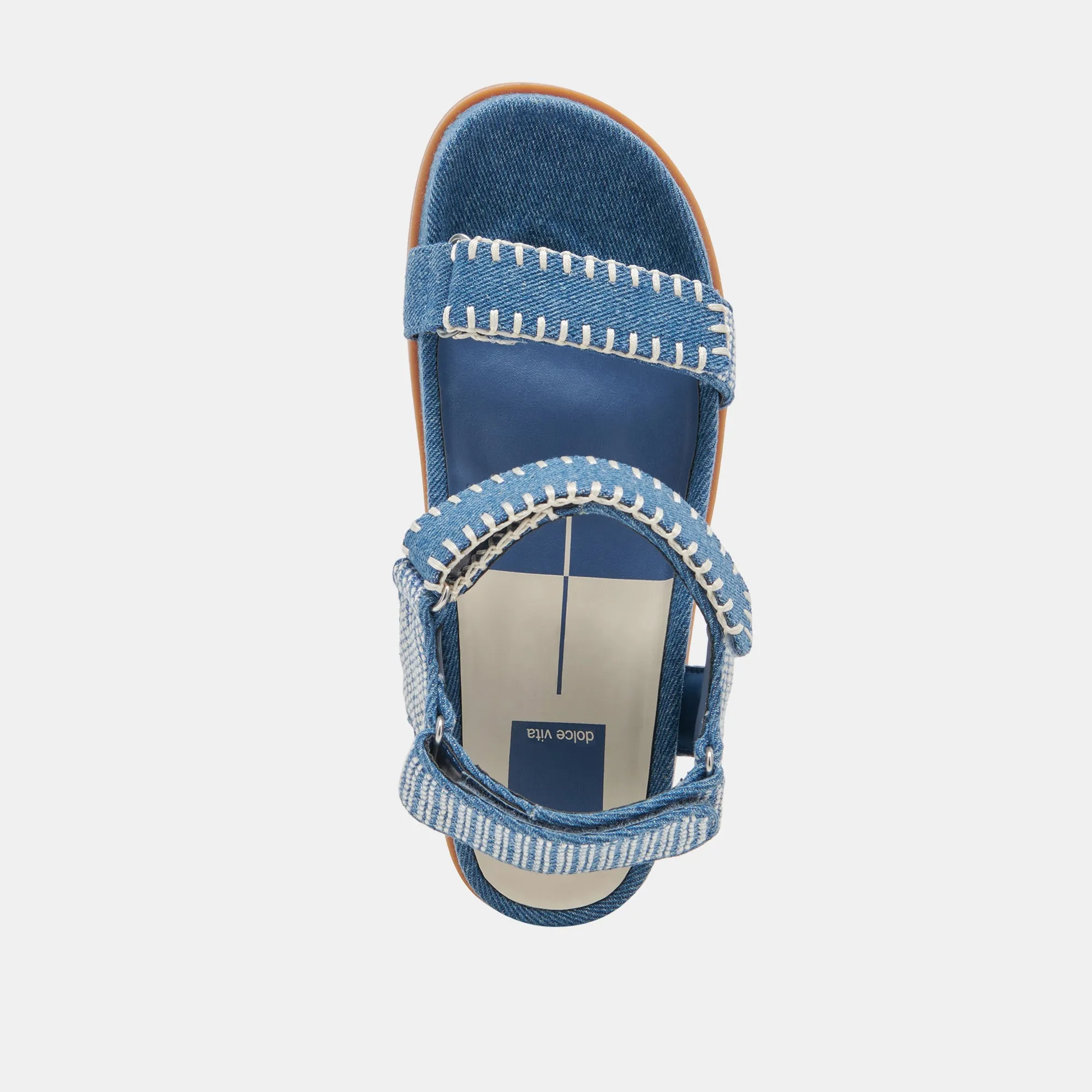 SEÑORA SANDALETTEN BLAU MULTI DENIM